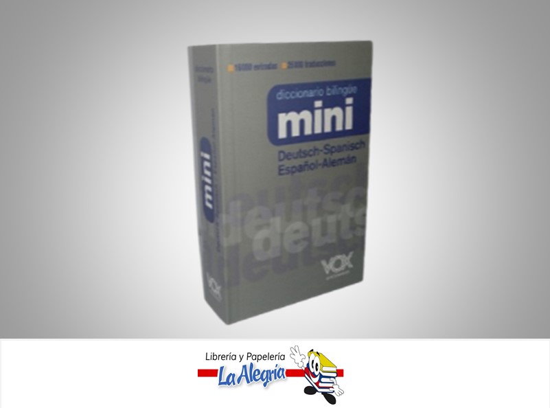 DICCIONARIO ALEMAN/ESPAÑOL MINI TEMATICA IDIOMAS MARCA VOX