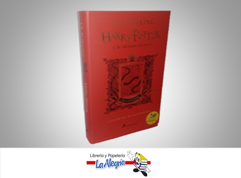 HARRY POTTER Y LA CAMARA SECRETA GRYFFINDOR TEMATICA NOVELA FICCION AUTOR J.K ROWLING EDITORIAL SALAMANDRA