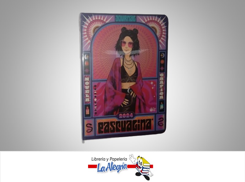 AGENDA 2024 PASCUALINA Y NOVELA GRAFICA SPELLBINDING MARCA PINK FIRE