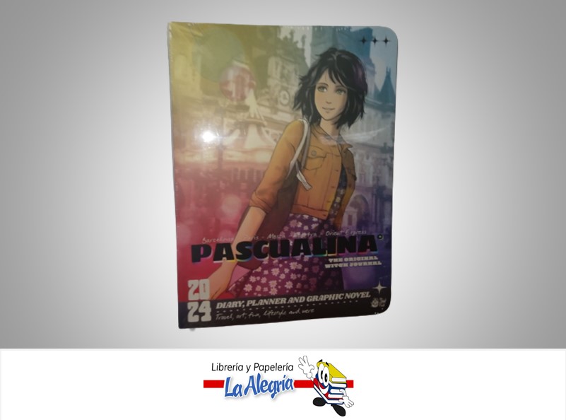 AGENDA 2024 PASCUALINA Y NOVELA GRAFICA OVEREXPOSED MARCA PINK FIRE