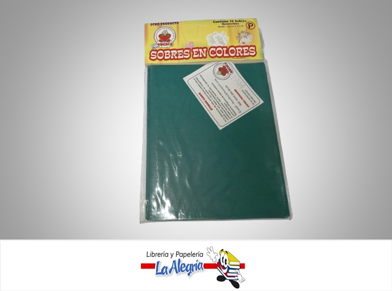 SOBRE P 14X11 CM TURQUESA OSCURO UND MARCA CROMO DISEÑOS