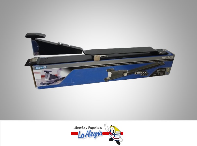 ENGRAPADORA USO PESADO (HEAVY DUTY) HD12/16; 6MM/8MM 20/40 HOJAS MARCA RAPID