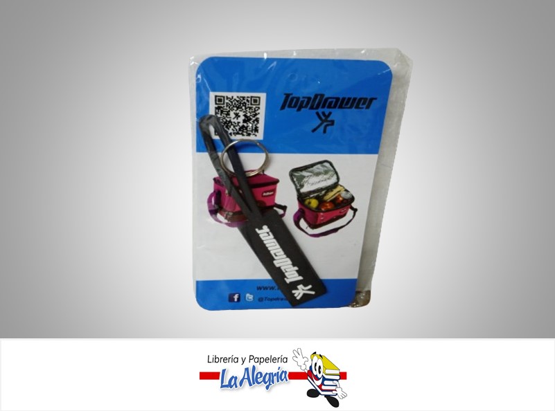 LLAVERO DE GOMA UND MARCA TOPDRAWE