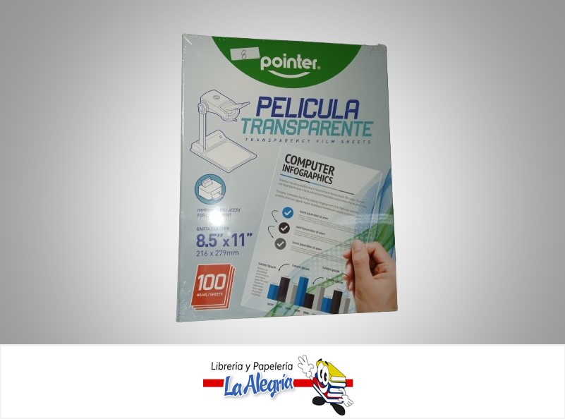 LAMINAS DE FILMS PARA TRANSPARENCIAS TF7001 CARTA UND MARCA POINTER