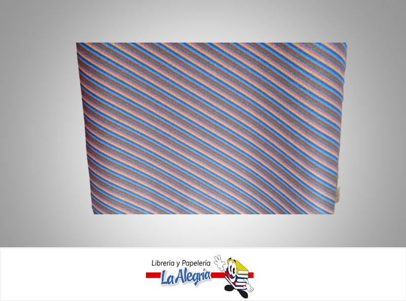 PAPEL CONTAC ESCARCHADO MULTICOLOR POR METRO MARCA S/M