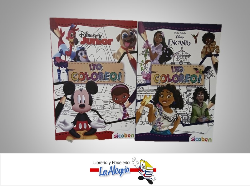 LIBRO YO COLOREO DISNEY MARCA SICOBEN
