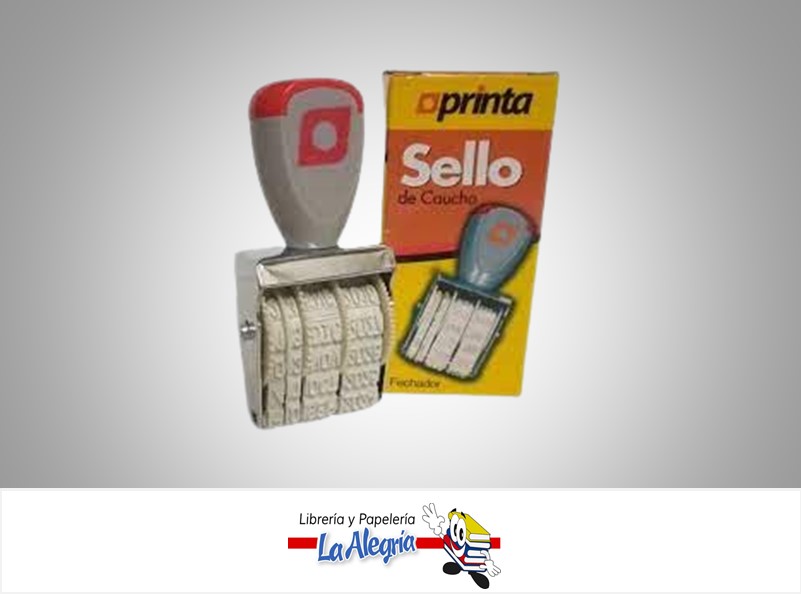 SELLO FECHADOR DE CAUCHO MARCA PRINTA