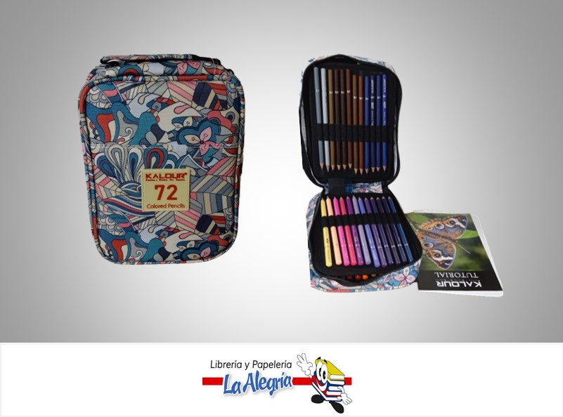 LAPICES DE COLORES BOLSO DE 72 UNIDADES MARCA KALOUR