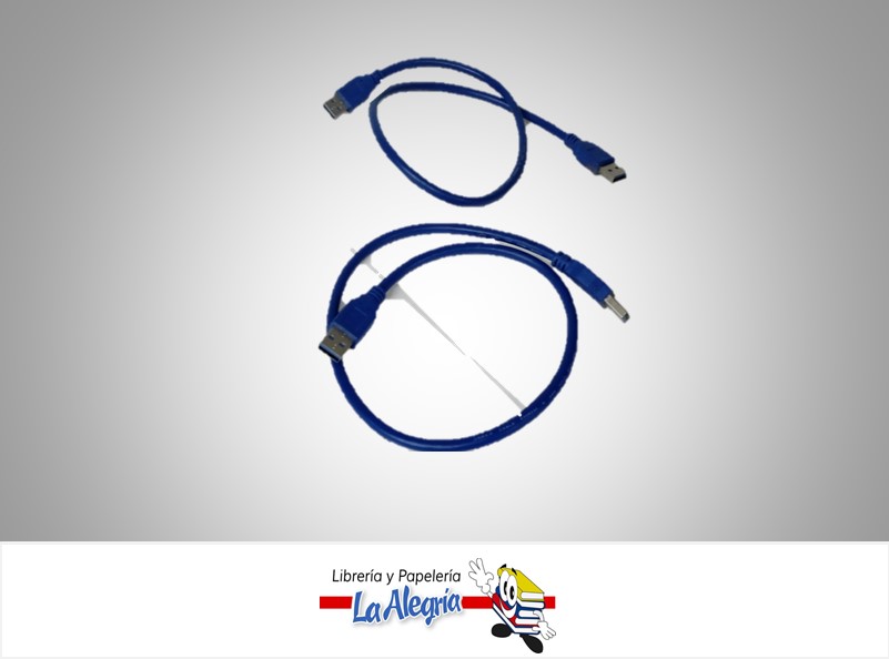 CABLE USB 3.0 AZUL MARCA S/M