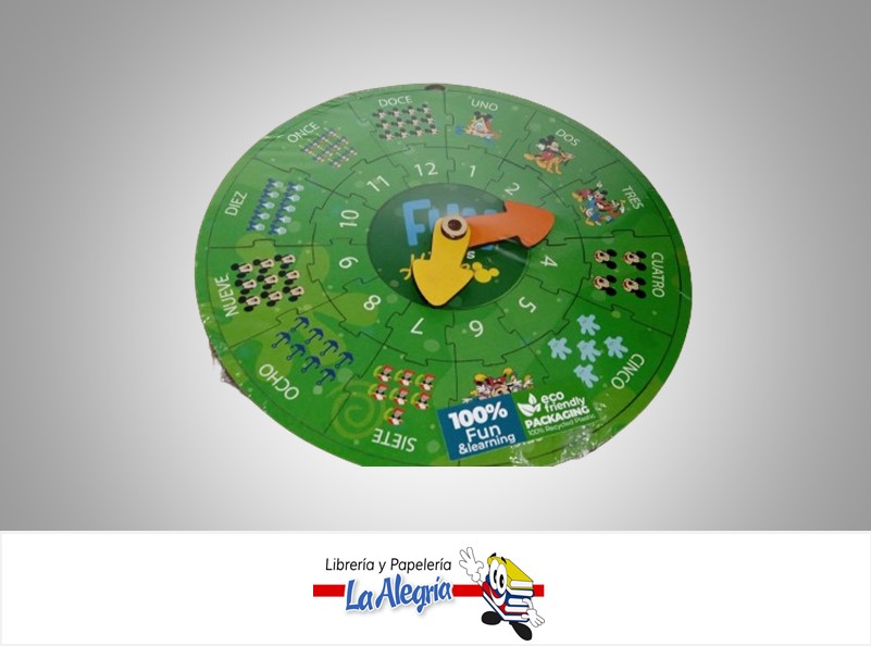 ROMPECABEZAS RELOJ MICKEY 24 PZA MARCA FUUN