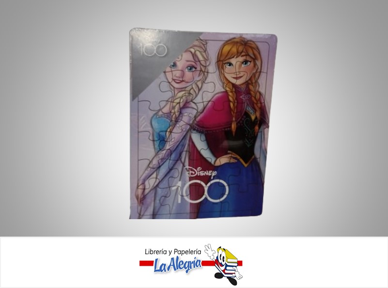 ROMPECABEZA VERTICAL FROZEN 24 PZA MADERA MARCA FUUN