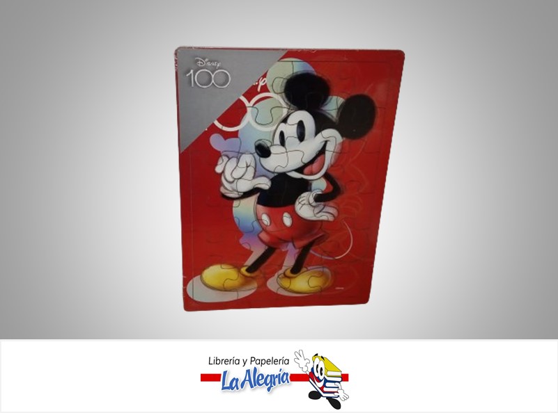 ROMPECABEZA VERTICAL MICKEY 24 PZA MADERA MARCA FUUN