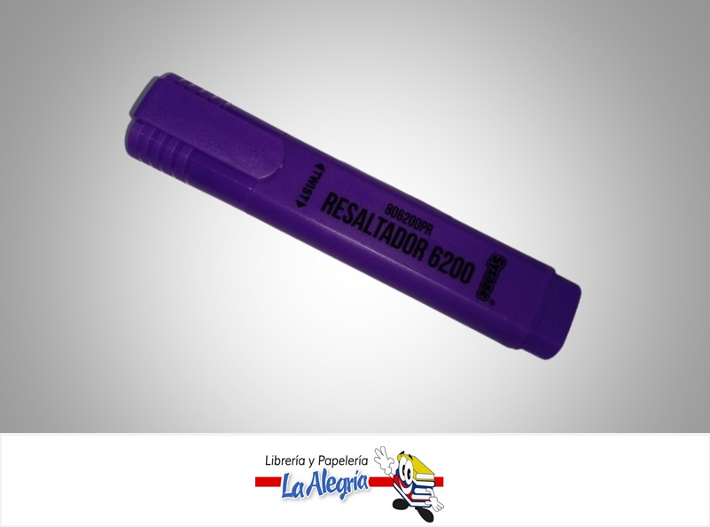 RESALTADOR MORADO 6200 TWIST 806200PR MARCA SYSABE