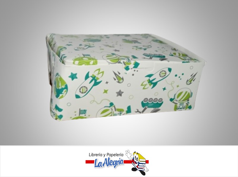 CAJA DE REGALO TOSCANA N°3 RAGAZZI ESPACIAL TIPO A SIN VISOR 7X15.5X18 CM MARCA PRESTO PACK