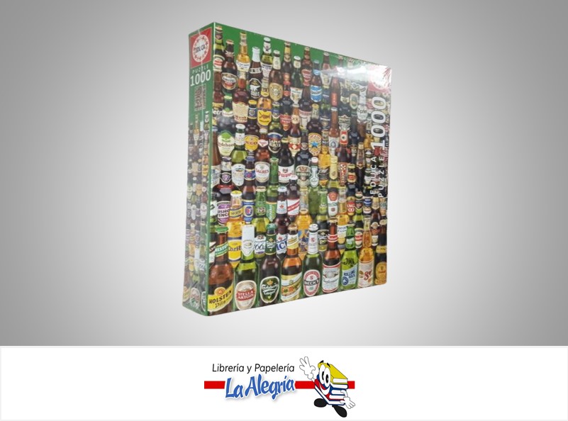 ROMPECABEZA CERVEZAS 12736; 1000 PZ MARCA EDUCA
