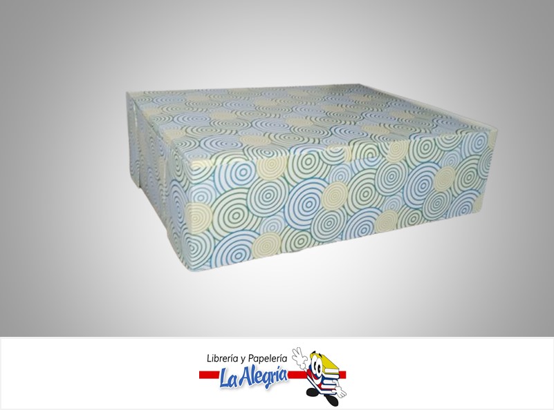 CAJA DE REGALO TOSCANA N°5 PSICHE SIN VISOR TIPO C 8.5X21X29.5 CM CIRCULOS MARCA PRESTO PACK