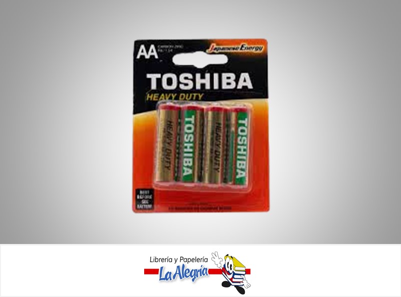 PILA AA 1,5V ALCALINA 4UND TOSHIBA MARCA TOSHIBA