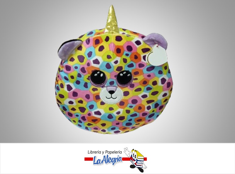 PELUCHE SQUISHY BEANIES GISELLE 39298; 10" MARCA TY