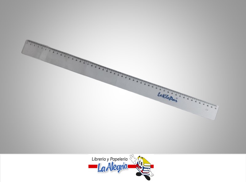 REGLA ACRILICA 50CM UND MARCA LEKLEPAR
