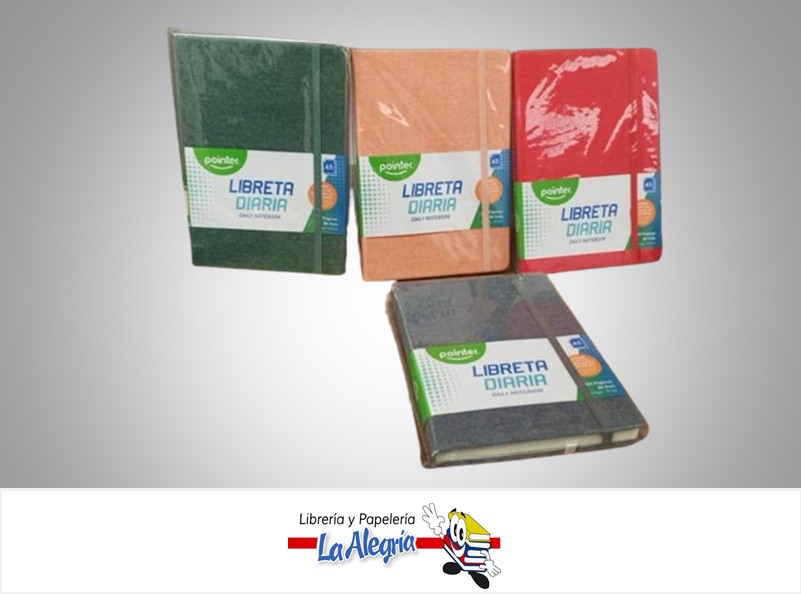 LIBRETA DE NOTAS DIARIA NB-2378; 14X21CM MARCA POINTER