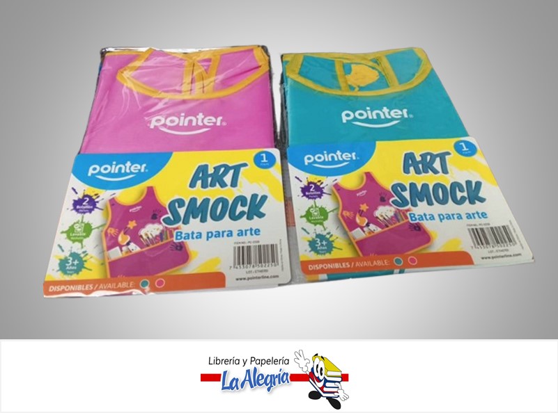 DELANTAL ESCOLAR INFANTIL PLASTICO PC-2328 MARCA POINTER