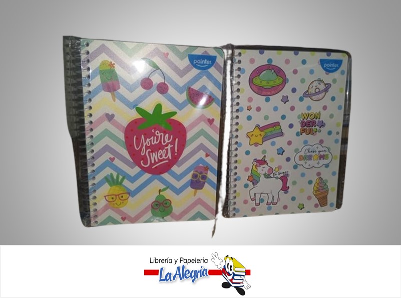 AGENDA JUVENIL ESPIRAL NB-2379 15X21,5 CM MARCA POINTER