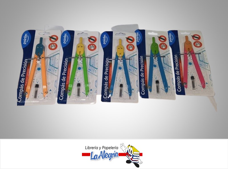 COMPAS DE PRECISION CON MINA REPUESTO CM-17201 NEON UND MARCA POINTER
