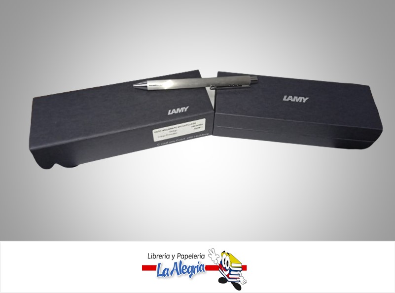 BOLIGRAFO ECON 240 ACERO CEPILLADO 056-00356 MARCA LAMY