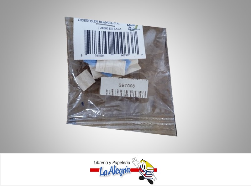 SET JUEGO DE SALA 1:100 MARCA DISEÑO EN BLANCO