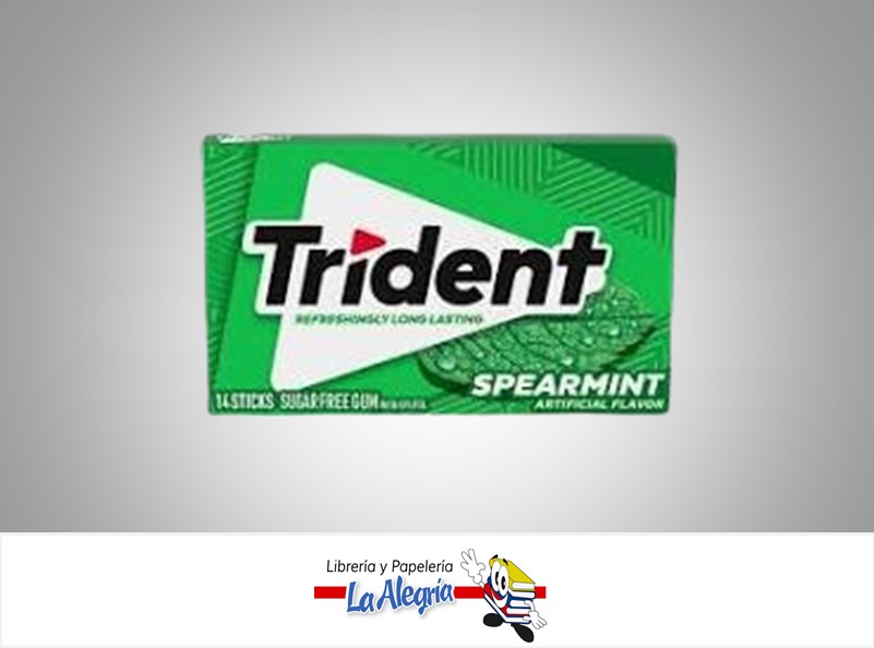 CHICLET TRIDENT 14 PZ YERBA BUENA MARCA MONDELEZ