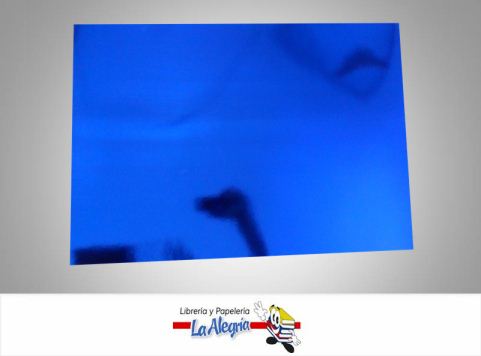 CARTULINA METALIZADA 50X70 CM AZUL UND MARCA MP