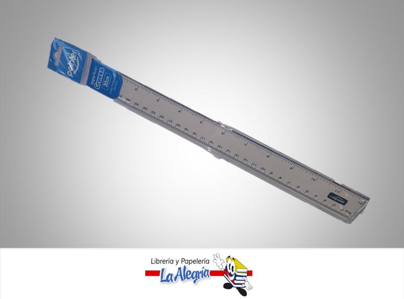 REGLA PLASTICA RU-2305 30 CM UND MARCA POINTER