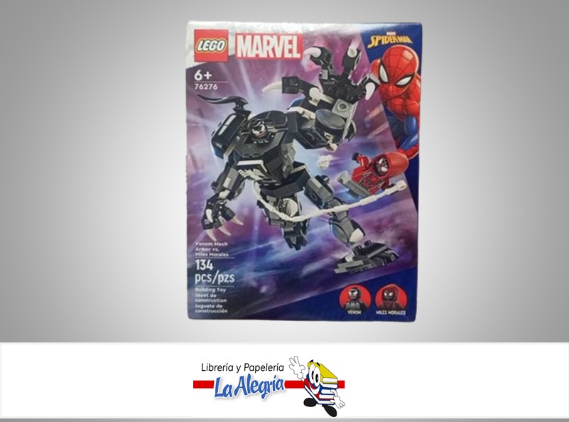 JUEGO DIDACTICO LEGO 76276; 134 PIEZAS VERNOM MECH MARCA LEGO