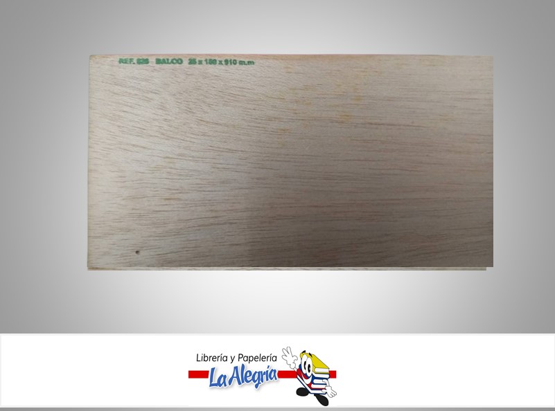 MADERA BALSA LISTON 25X150X910 MM MARCA COBALSA