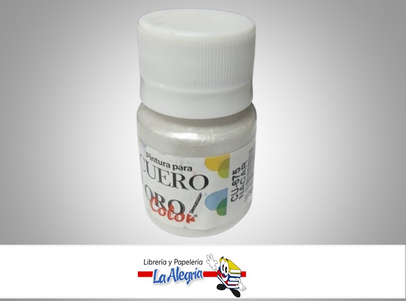 PINTURA PARA CUERO CU-675 30CC NACAR MARCA ORO COLOR
