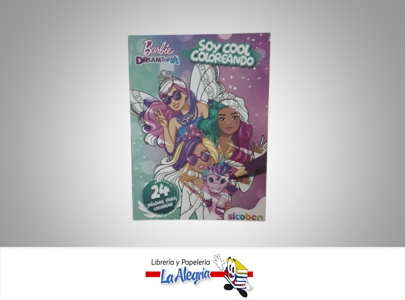 SOY COOL COLOREANDO BARBIE 2 MARCA SICOBEN