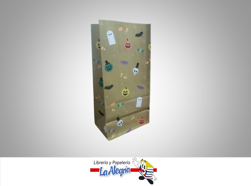 BOLSA DE HALLOWEEN KRAFT MEDIANA MARCA HALLMARK