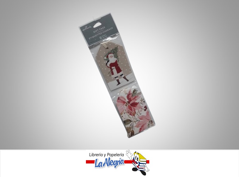 IDENTIFICADOR DE REGALOS DE NAVIDAD PAQX8 MARCA HALLMARK