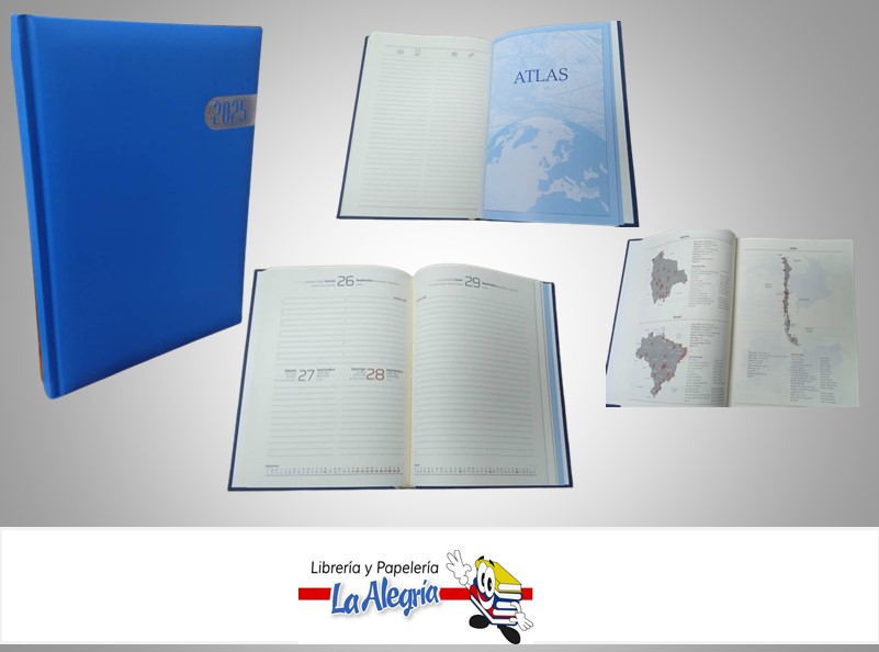 AGENDA 2025 DIARIA POSITANO AZUL CIELO 756 MARCA ARTESCO