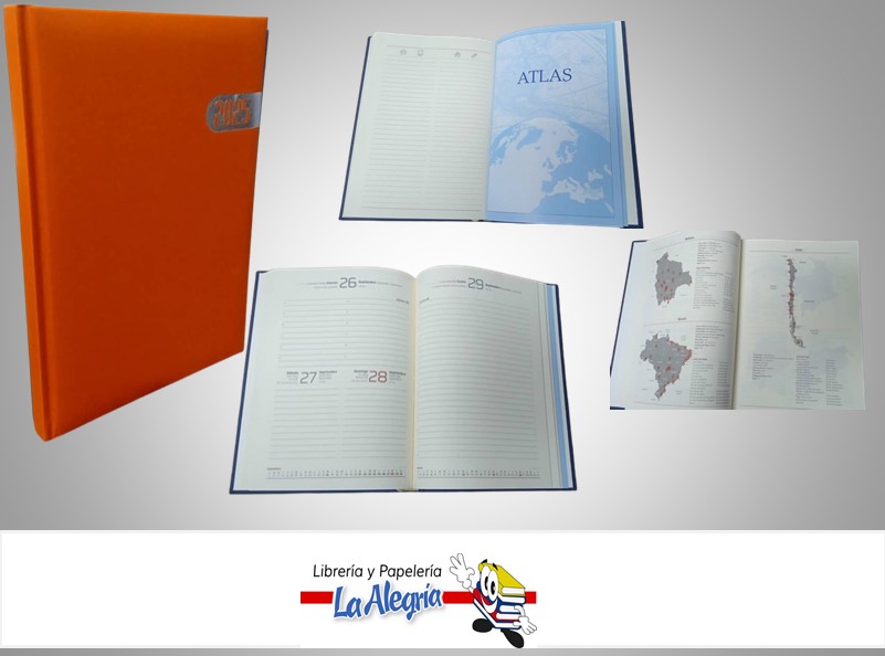AGENDA 2025 DIARIA POSITANO NARANJA 834 MARCA ARTESCO