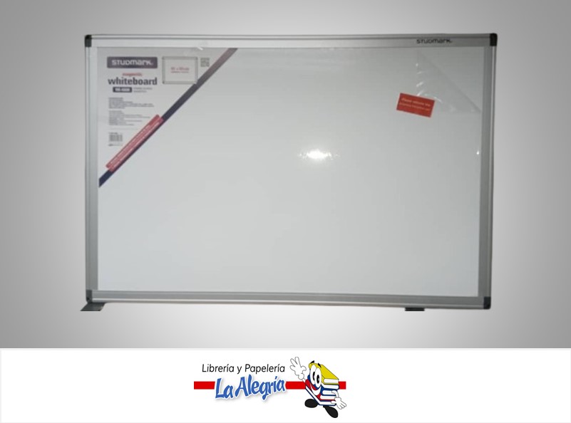 PIZARRA ACRILICA BLANCA MAGNETICA 40X60CM MARCA STUDMARK