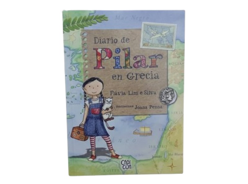 DIARIO DE PILAR EN GRECIA TEMATICA CUENTO INFANTIL AUTOR FLAVIA LINS E SILVA MARCA V&R EDITORA