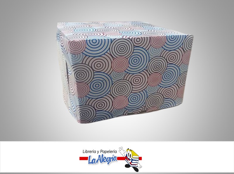 CAJA DE REGALO TOSCANA N°6 PSICHE SIN VISOR TIPO B 14X18X18 CM CIRCULOS MARCA PRESTO PACK