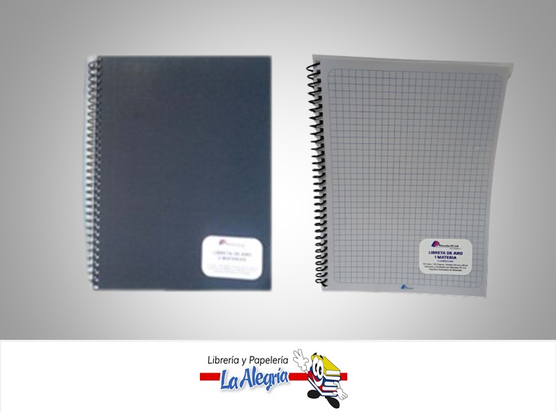 LIBRETA ESPIRAL 1 MATERIA MIXTA 100 HOJAS 1 LINEA/BLANCA 21.5X28CM MARCA ALINEADOS PT