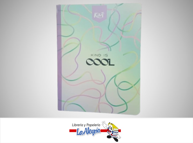 LIBRETA COSIDA KIUT CON STICKERS 100 HOJAS CUADRICULADA CON STICKERS MARCA NORMA