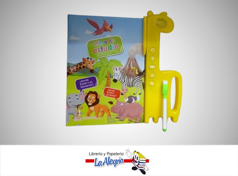 LIBRO DIDACTICO PARA NIÑOS DONDE ESTAN LOS NUMEROS Y LAS LETRAS CON SONIDO 85271 MARCA S/M