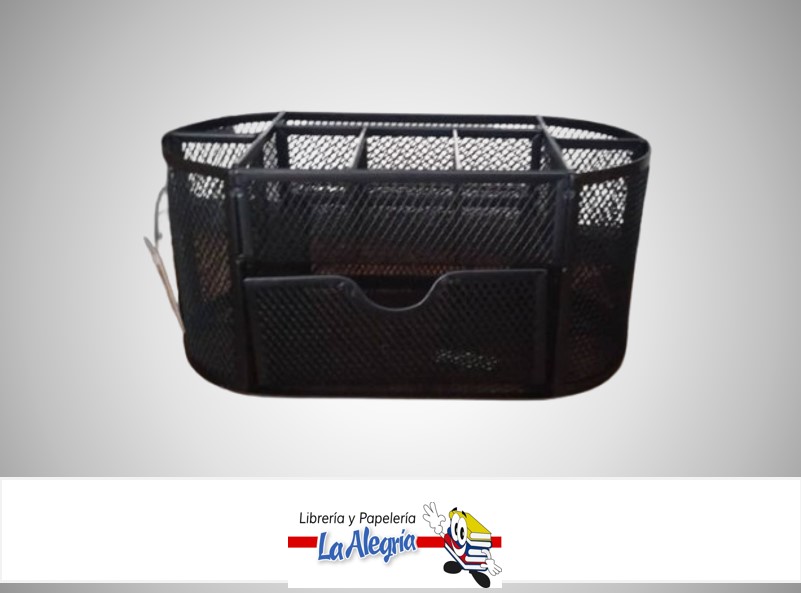 ORGANIZADOR DE ESCRITORIO MALLA METAL 10.5X11X22 CM 86772 MARCA STARMATE