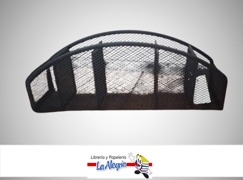 ORGANIZADOR DE ESCRITORIO MALLA METAL 10.5X7X27 CM 86781 MARCA STARMATE
