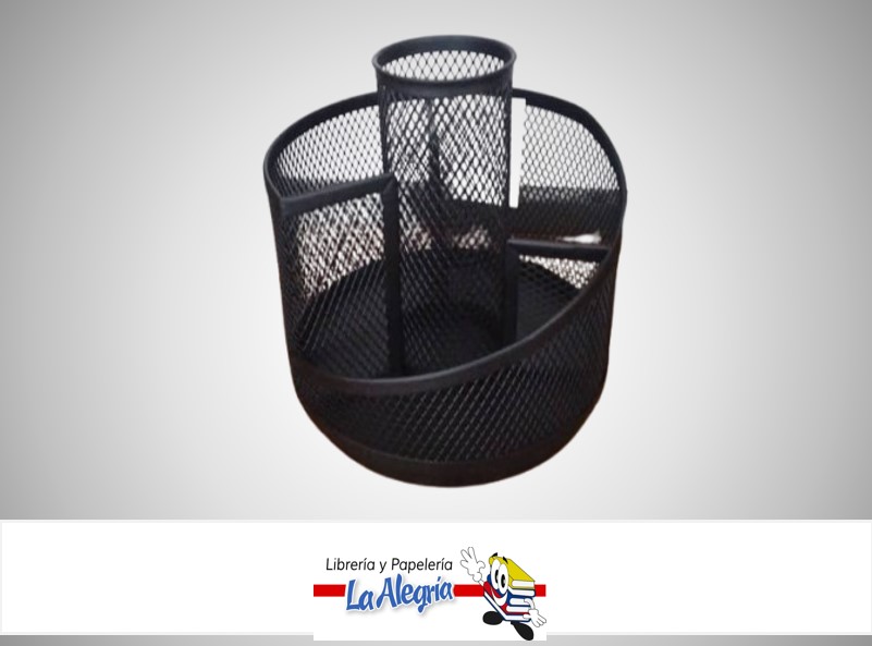 ORGANIZADOR DE ESCRITORIO MALLA METAL 12X12 CM 86784 MARCA STARMATE