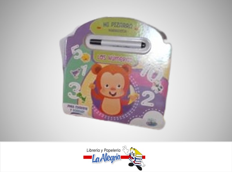 LIBRO DE ACTIVIDADES MI PIZARRA MARAVILLOSA LOS NUMEROS BK-297 MARCA BRAINY KIDS